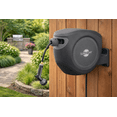 thumbnail image 4 of Sunneday 100ft Retractable Hose Reel 5/8 | Automatic Retractable Hose Reel w/Wall Mount | Easy to Assemble Water Hose Reel w/Flexible Swivel Mount | Retractable Garden Hose Reel (100ft.Black/Gray), 4 of 7