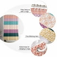 thumbnail image 5 of Small Stall Shower Curtain 36x78 Inch Narrow Half Size Boho Stripe Bath Curtains Bathroom Decor Geometric Bohemian Aztec Vintage Tribe Waterproof Fabric Shower Curtain Set with Hooks 36 Inch, 5 of 6