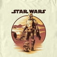 thumbnail image 2 of Men's Star Wars: The Mandalorian Sunset Poster Graphic Tee Beige Large, 2 of 4
