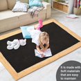 thumbnail image 4 of Aizza Trends Handmade Hand Crafted Eco -Frendly Jute Floor Area Rug-Floor Carpet Rug-Floor Runner Rug-Center Table Carpet Rug-Bed Side Runner Rug-Make in India-8 x 8 Feet Square ( 240 cm x 240 cm ), 4 of 5