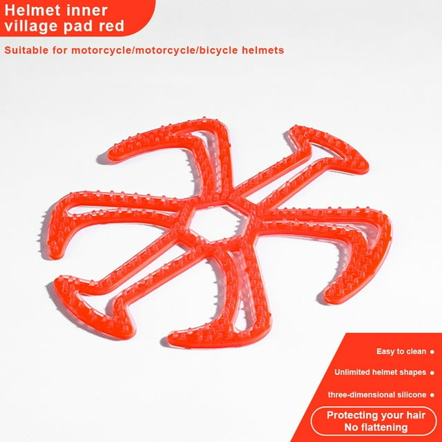 Langgg Coussinet de Vélo Électrique Portable Détachable Respirant Antichoc Protection Vélo Couleur Unie Doublure de Cyclisme Rouge 2 Ensembles