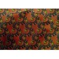 thumbnail image 4 of oneOone Cotton Silk Fabric Spiral & Floral Block Decor Fabric Printed BTY 42 Inch Wide, 4 of 4