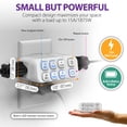 thumbnail image 3 of Fosmon Countdown Plug-in Timer Dual Outlet, Indoor Light Timer for Electrical Outlets, 15-30 Min, 1-2-4-8 Hour Settings, for Fan, Appliance, Lamp, Grounded, 3-Prong, 15A/1875W, ½ HP, ETL Listed, 3 of 9