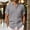 ♂0465-Gray, variant on REZUOFI Mens Linen Short Sleeve Lapel T Shirt Solid Pocket Breathable Casual Loose for Summer Sports Daily