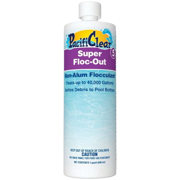 PacifiClear Super Floc Out 1 Qt. Liquid Clarifier F071001012PC