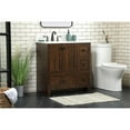 thumbnail image 2 of Elegant Decor Soma 32" MDF Single Bathroom Vanity with Backsplash in Expresso, 2 of 8