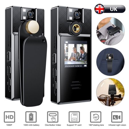 5K 1080P Video Recorded DVR IR Night Cam WIFI Camcorder Mini Body Police Camera