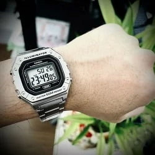 Casio Men's Heavy Metal Digital Wristwatch, Black, W218H Series