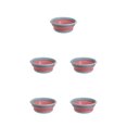 thumbnail image 1 of ZheElen Foldable Pan For Traveling Non-toxic And Good Hand Feeling Not Easy To Break Washbasin Portable Blue M 5Set, 1 of 6