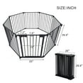 thumbnail image 4 of Pefilos 8 Panel Play Yard Dog Fences Indoor, Dog Playpen for Multiple Sizes of Dog, Designed for Camping, Black, 4 of 17