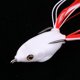 thumbnail image 4 of Topwater Frog Señuelo Señuelo Señuelo Suave Cebo Artificial Crankbaits Anzuelo Cebos Lindo Forma de Rana Acciones de Natación Realistas en El Agua Blanco Macarena Frog Fishing Lure, 4 of 8