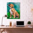 thumbnail image 3 of Stupell Industries Boxer Puppy Dog Pet Animal Watercolor Painting Super Canvas Wall Art by George Dyachenko, 3 of 5