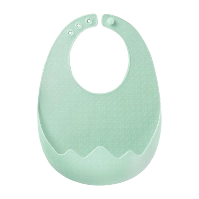 Bebé Alimentación Babero Tela Protección Banda Para El Cuello Para Unisex Lavable Verde Claro Hugo babero de manga larga