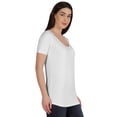 thumbnail image 2 of Inkmeso Basic U Neck Summer T-shirt Short Sleeve Plain Cotton Tshirt Womens, 2 of 7