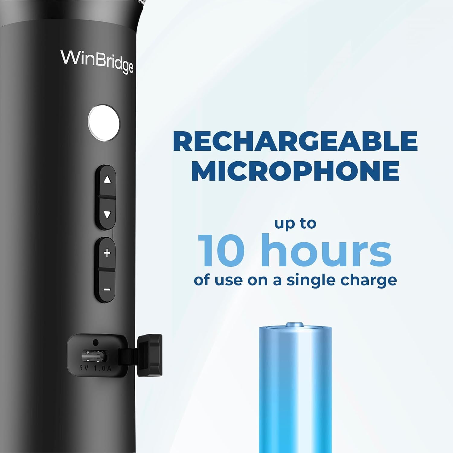 Bluetooth Microphone Wireless Voice Amplifier, Professional Intelligent Noise Cancelling Handheld/Desktop Mic Speaker, 15W Wireless Mic with 3 Sound Effects for Teaching Singing Speaking Karaoke H9