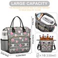 thumbnail image 5 of Pioneer Flower Floral Print Pattern Womens Lunch Box for Work,Insulated Large Lunch Bag,Leakproof Adult Lunch Bag for Work,Beach,Travel,Picnic,Camping, 5 of 6