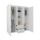 thumbnail image 4 of Closet Bariloche Bombay Eco Blanco Virtual Muebles, 4 of 8
