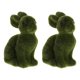 thumbnail image 3 of 2PCS Flocking Simulated Animal Small Sitting Rabbit Furniture Decor Prop for Home Decor, 3 of 3