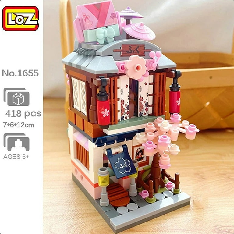 Loz LOZ Street Series - Kimono Shop Building Bricks Set 16.5x12