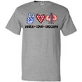 thumbnail image 3 of Inktastic Peace, Love, Urology, Healthcare Craft T-Shirt, 3 of 5