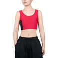 thumbnail image 2 of Tweang Chest Binders Tight Tank Top shapewear Bra Sportswear Tank Bra binder bras for women Wide Strap Bra Womens chest binder Binder Tank Top Breast Tank Top Cool Fabric Tank Top Z1-Red 4XL, 2 of 8