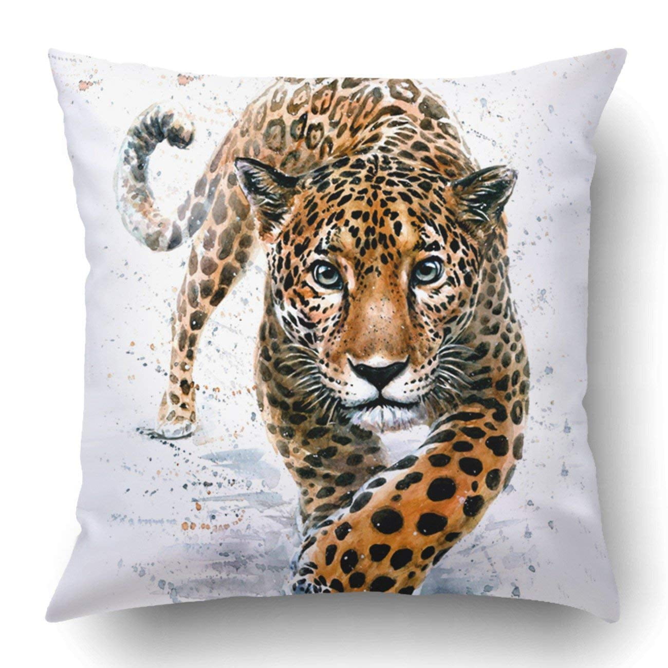 Jaguar Pillowcase Pillow Cushion Cover 16x16 inch