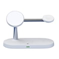 thumbnail image 1 of Matsuzay Soporte de inalámbrico rápido de 15 W para 13 12Pro Max/Mini con estación de carga de luz táctil para Teléfono y Comunicación blanco, 1 of 8