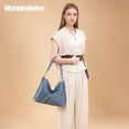thumbnail image 7 of Montana West Hobo Shoulder Bag for Woman Adjustable Belt Buckle Hobo Bags with Adjustable Strap, Jean, 7 of 7