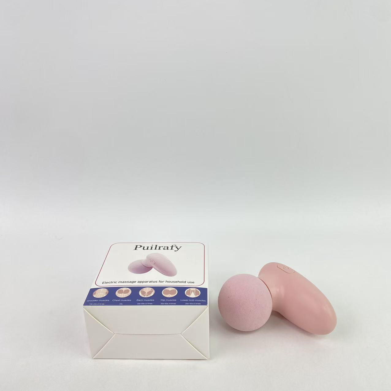 Puilrafy Electric massage apparatus for household use,Mini Massage Gun-Pink，Muscle Deep Tissue Massager Gun, Handheld Percussion Massager