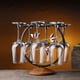 thumbnail image 2 of Estante para copas de vino, vitrina para vinos, adornos para estantes de vino, decoración para vino con base alta, estante para botellas de vino invertido, estante para vinos colgante, 2 of 5