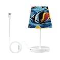 thumbnail image 2 of YAZAOO Table Lamp Creative Underwater Wonderland Pattern Simple Pattern Night Light, 2 of 8