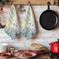 thumbnail image 6 of Teal Blue Starfish Coastal Kitchen Towels Set of 3, Nautical Coral Ocean Wooden Absorbent Dish Towels for Kitchen, Microfiber Hand Towel, Quick Drying Tea Towel for Cleaning Decorative Dishcloths, 6 of 7