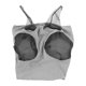 thumbnail image 4 of Cubierta para la cara contra moscas de caballo, malla elástica transpirable, cubierta para cabeza de caballo, protección UV para verano, gris, 4 of 10
