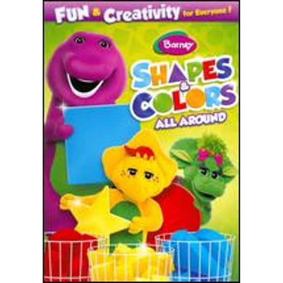 Pre-Owned Barney: Shapes & Colors All Around (DVD 0884487109100)
