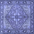 thumbnail image 1 of Ahgly Company Indoor Square Persian Blue Traditional Area Rugs, 6' Square, 1 of 4