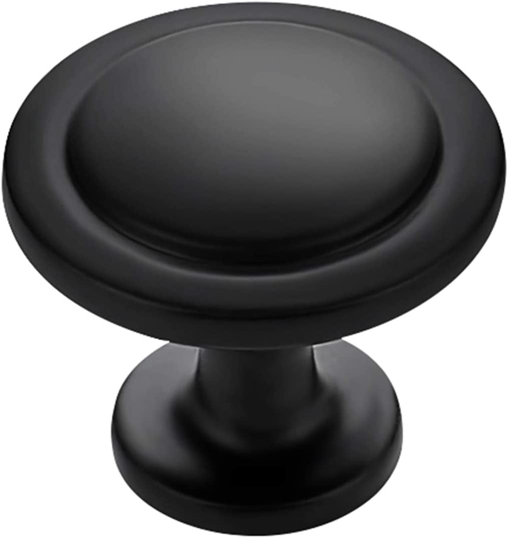 Ravinte 10 Pack Black Knobs Matte Black Knobs for Kitchen
