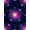 Magenta Blue Gold, Pattern 3, variant on ODIKA Universe Map With Orbiting Planets And Star Cluster Galaxy System Refined Stain Resistant Thin Throw for Entryway, Kitchen, Laundry Room