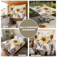 thumbnail image 6 of Sunflower Tapestry for Bedroom Wall Hanging Tapestry, Farmhouse Plant Retro Butterfly Yellow Floral Ceiling Backdrop Tapestries Poster Blanket Wall Decor for Teens Room Living Room Dorm 39" x 59", 6 of 8