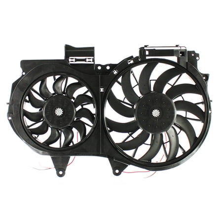 Agility Auto Parts 6010051 Dual Radiator and Condenser Fan Assembly for Audi Specific Models