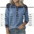thumbnail image 3 of ZACPNCV Womens Trendy Casual Sweatshirt Long Sleeve Solid Color with Detachable Feel Denim Collar and Stitching, 3 of 7
