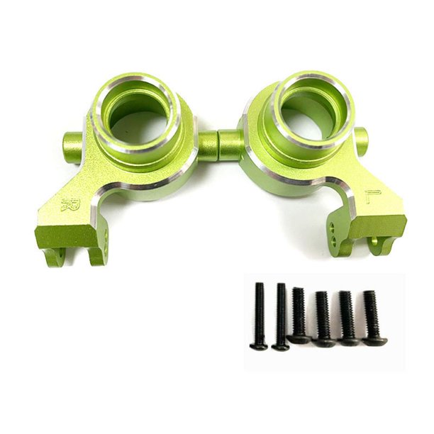 Soporte de cubo de dirección Bewildely de aleación de aluminio 1/10 2 uds Verde