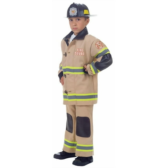Tan Firefighter Child Halloween Costume