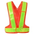 thumbnail image 1 of Chaleco de seguridad reflectante perfecl amarillo con Tiras reflectantes 118 cm, 1 of 7