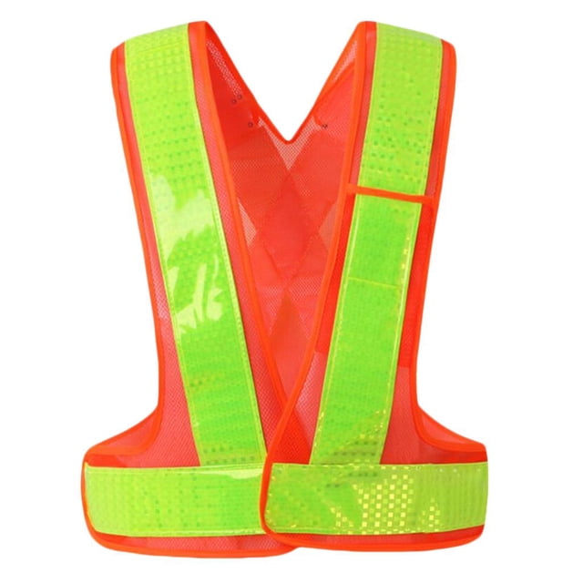 Chaleco de seguridad reflectante perfecl amarillo con Tiras reflectantes 118 cm