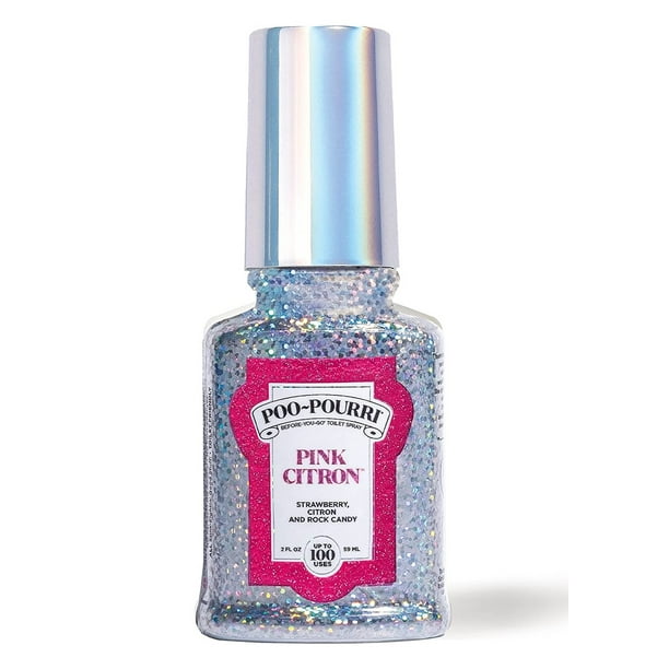 PooPourri BeforeYougo Toilet Spray, Pink Citron Scent, Strawberry, Citron and Rock Candy, Up