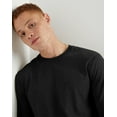 thumbnail image 4 of Hanes Long-Sleeve T-Shirt Men's Originals Tri-Blend Lightweight Crewneck Jersey, 4 of 5