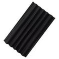 thumbnail image 3 of Polyester Fabric Shower Curtain, Tight Wiring Black Fabric Shower Curtain Soft Touch Soft Texture  For Bathroom, 3 of 8