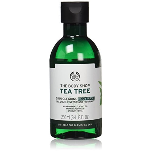 the body shop tea tree skin clearing body wash, 8.4 fl oz (vegan ...