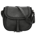 thumbnail image 1 of Bolso bandolera KKXIU casual con solapa y piel sintética para mujer, 1 of 7