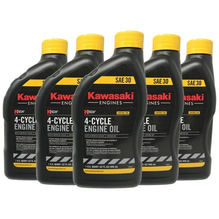 Kawasaki SAE 30W Motor Oil 5 QUARTS 99969-6281 5 PACK